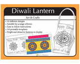 Diwali Lantern Template, Paper Lantern with Instructions, 