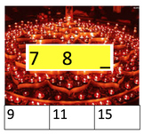 Diwali Math Clip Cards