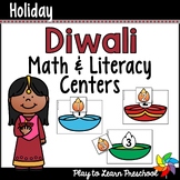 Diwali Math and Literacy Centers