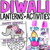 Diwali Paper Lantern Craft and Coloring Pages | Diwali Art