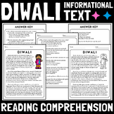 Diwali Reading Comprehension Passages and Questions -  Diw