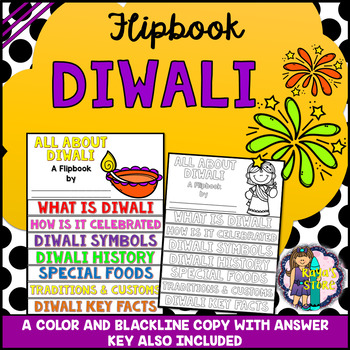 Preview of Diwali Research Flipbook (All About Diwali Facts Activities)