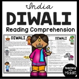 Diwali The Festival of Lights Reading Comprehension Worksh