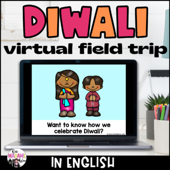 Preview of Diwali Virtual Field Trip for Kindergarten and Grade 1 I Diverse Celebrations