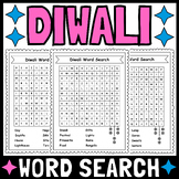 Diwali Word Search - Diwali Activities - Diwali Worksheets