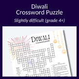 Diwali crossword puzzle! Perfect for parties or as a resea