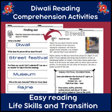 Diwali reading comprehension for life skills teens