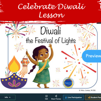 Preview of Diwali the Festival of Lights Holidays Around the World Lesson