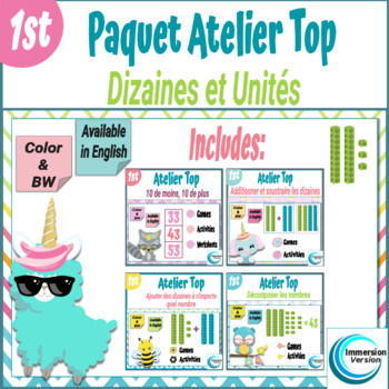 Preview of Paquet Atelier Top: Dizaines et Unités