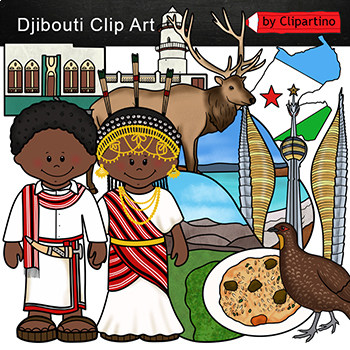 Preview of Djibouti clip art