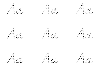Dnealian Alphabet Tracing Mats by Erin Stripling | TpT