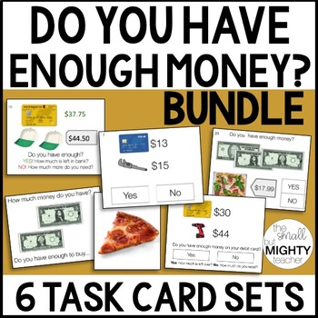 Preview of Budgeting, Money Math, Do I have enough money? BUNDLE