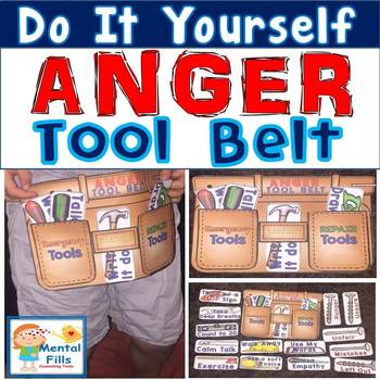 Preview of Do It Yourself ANGER TOOL BELT craft for your coping skills tool box