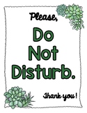 do not disturb signs