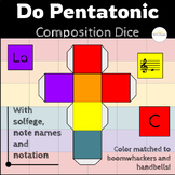 Do Pentatonic Dice for Music Center Games and Activities -