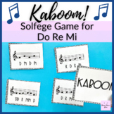 Do Re Mi Kaboom! // Printable solfege game for Elementary 