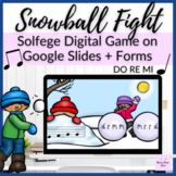 Do Re Mi Winter Snowball Fight // Digital Solfege Game on 