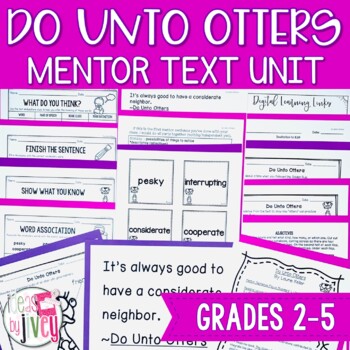 Preview of Do Unto Otters Back to School Mentor Text Unit [Print & Digital]