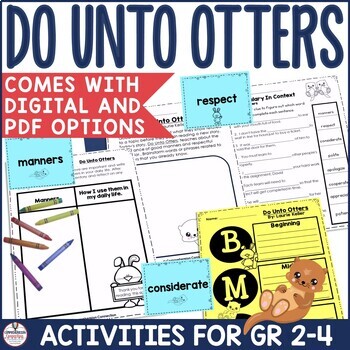Preview of Do Unto Otters Read Aloud SEL Activities Community Building Book Companion