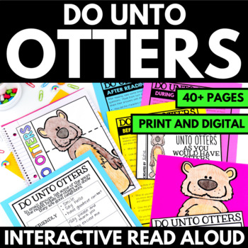 Preview of Do Unto Otters Unit - Back to School Read Aloud Activities  - Questions - Craft