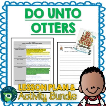 Preview of Do Unto Otters by Laurie Keller Lesson Plan and Activities