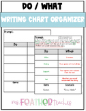 Do / What Writing Chart Organizer