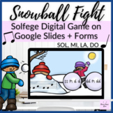 Do Winter Snowball Fight // Digital Solfege Game on Google Slides
