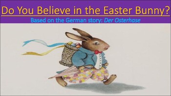 Preview of Do You Believe in the Easter Bunny? -Story-book Slideshow Presentation