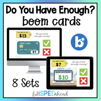 Preview of Do You Have Enough? Boom™ Cards Activity