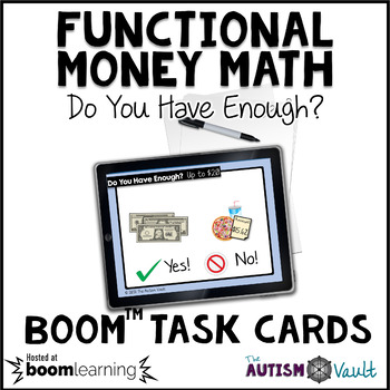 Preview of Do You Have Enough? Money BOOM™ Task Cards