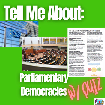 Preview of Do You Know: Parliamentary v. Presidential Democracy Informational Text W/ Quiz