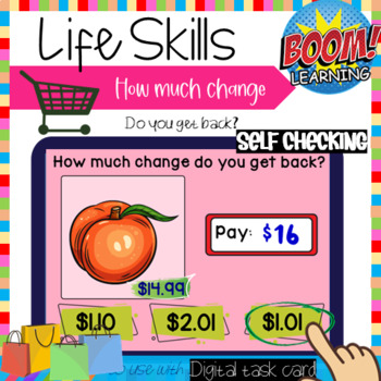 Preview of Do You Money Get Back - Grocery Store - Virtual Money Purchase | BOOM Card