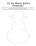 Do You Wanna Build a Snowman? (Editable)