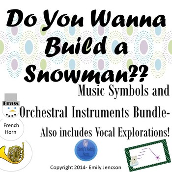 Do You Want to Build a Snowman? - Bass Clef Instrument from