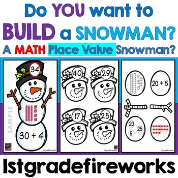 Preview of Do You Want To Build A Snowman? Place Value FUN For ALL!