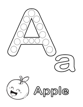 Do a Dot Marker Alphabet Worksheets ,Coloring Activities for Kindergarten