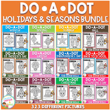 Do-a-Dot Marker Holidays Seasons Bundle Activity Bingo Dau