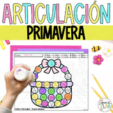 Do a Dot Spring Articulation Worksheets in Spanish | Artic