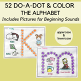 Do-a-Dot and Color the Alphabet: Plus Beginning Sounds