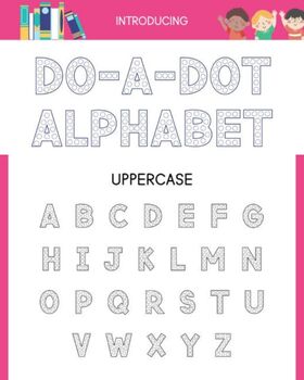 Preview of Do-a-dot Alphabet Education Font Spark Creativity, Ignite Learning