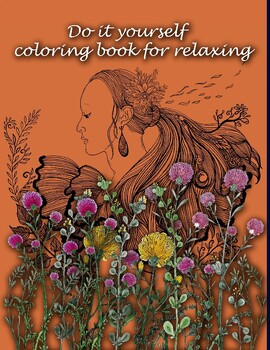 Preview of Do it yourself coloring book for relaxing