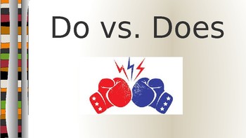 Preview of Do vs. Does