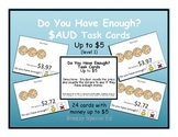 Do you have enough AUSTRALIAN money? Money Task Cards for 