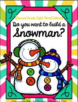 Do you want to build a Snowman? {Second Grade Sight Words} | TpT