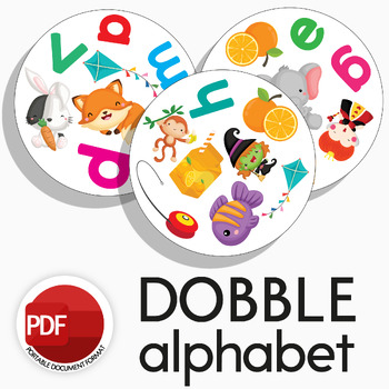 Dobble Alphabet A - Z by English PROPS | Teachers Pay Teachers