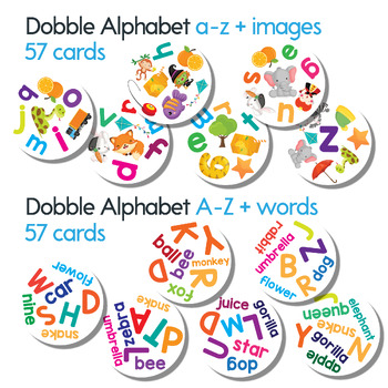 Alphabet Dobble From A To Z Spot It Printable Game By English Props