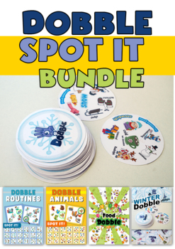 Preview of Dobble/Spot it! Game - BUNDLE