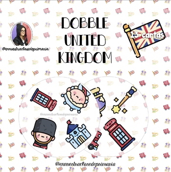 Preview of Dobble Spot it United Kingdom Vocabulary