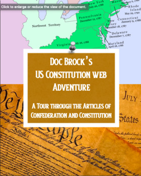 Preview of Doc Brock's US Constitution Web Adventure
