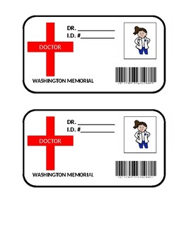 Doctor Badges for Sentence Surgery Classroom Transformation by The